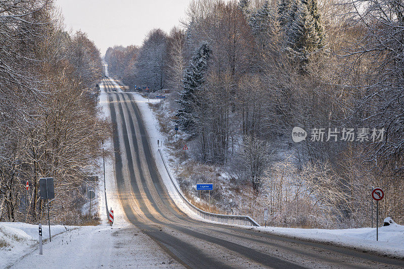 拉脱维亚的Sigulda - Cesis路